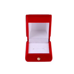 Ring box open and empty
