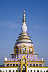 Fototapeta na wymiar thai temple,Tha Ton Temple Chiang Mai In Thailand
