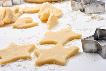 selbst gemachte Weihnachtskekse