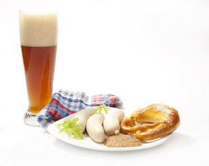 DAS WEISSBIER UND DIE WURSCHT