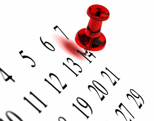 rendez- vous, agenda sur fond blanc