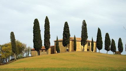 Cascina in Val d'Orcia vicino a Pienza (siena)