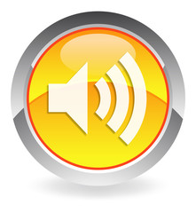 yellow speaker button