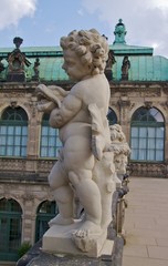 Obraz premium Putto, Nymphenbad ('Bath of the Nymphs'), Zwinger, Dresden