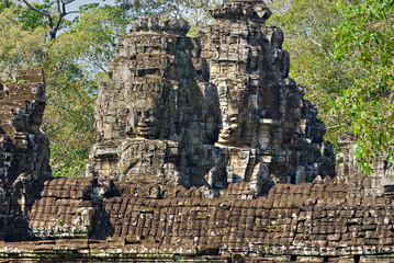 Fototapeta premium Bayon tower, Cambodia