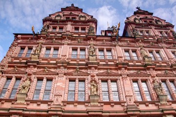 façade d'un chateau allemand