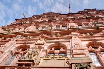 façade d'un chateau allemand