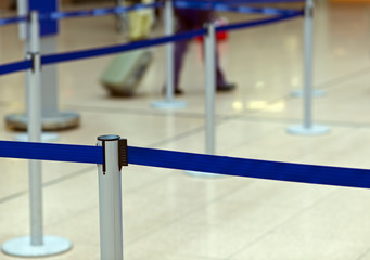 Flughafen-Absperrung