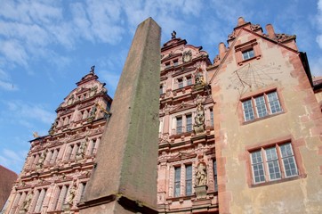 façade d'un chateau allemand