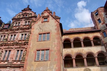 façade d'un chateau allemand