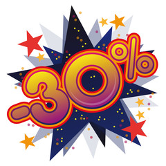 Soldes promotions remises prix vente commerce promo 30%