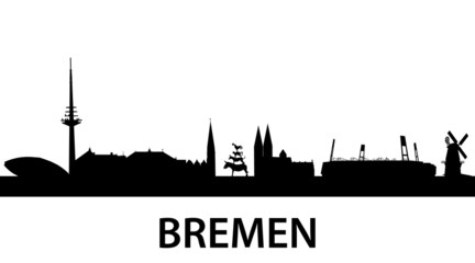 Skyline Bremen - obrazy, fototapety, plakaty