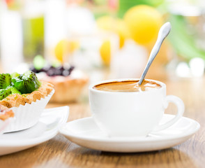 Dessert and coffee