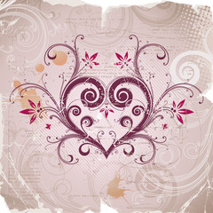 Vector decorative heart