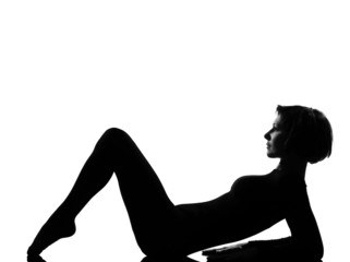 woman exercising fitness yoga stretching