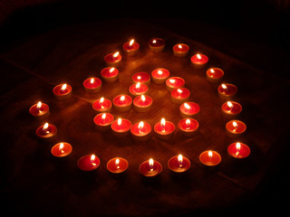 Two burning hearts