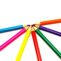 Fototapeta premium colorful crayon