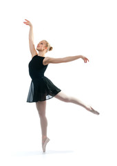 Obraz premium a young wonderful ballerina