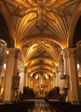 Lima Cathedral interior