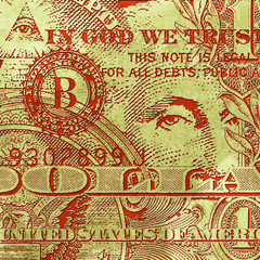 A Grunge Dollar Banknote Background