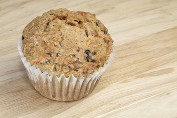 Whole Grain Carrot Raisen Muffin