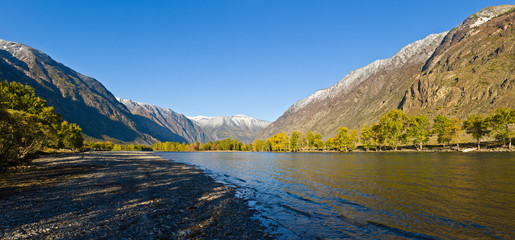 Fototapeta premium The mountain river