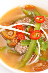 Beef noodle soup