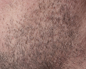 unshaved