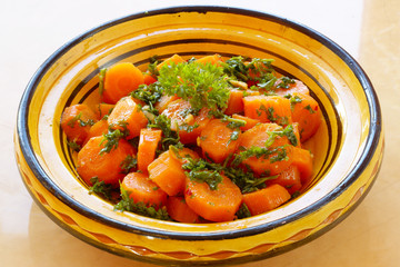 Moroccan chermoula carrots