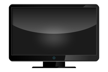 HDTV in black