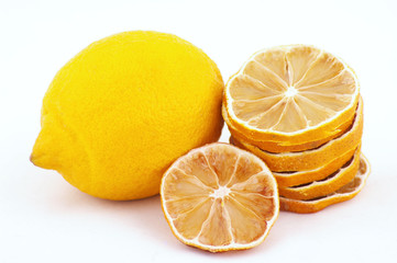 lemon and dried slices