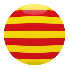 boule catalogne catalonia ball drapeau flag