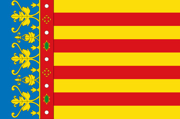 Valencia city flag