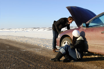 Winter Car Breakdown