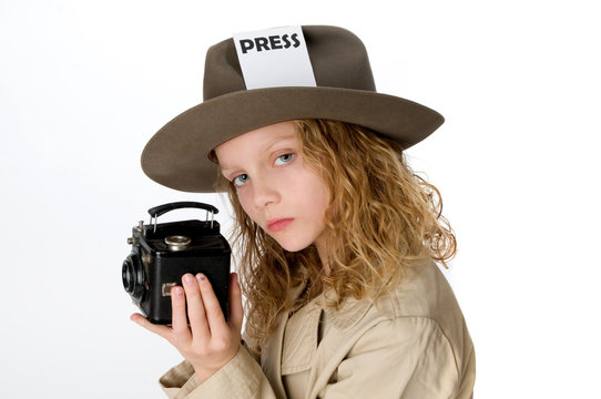 Little Girl Reporter