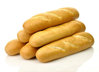 A loaf of fresh baked french or italian bread