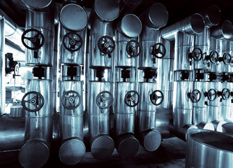 Industrial zone, Steel pipelines