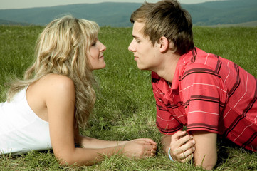 Fototapeta premium Junges Paar