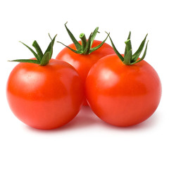 tomatos isolated on white