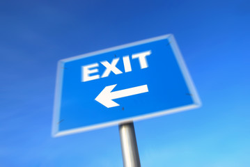 Exit sign