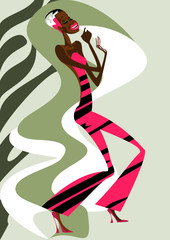 Contemporary African singer