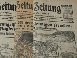 Peel and stick wall murals Newspapers zeitung
