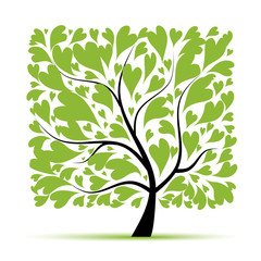 Fototapeta premium Art tree beautiful for your design