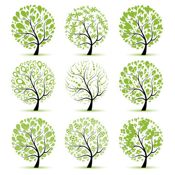 Art tree collection for your design