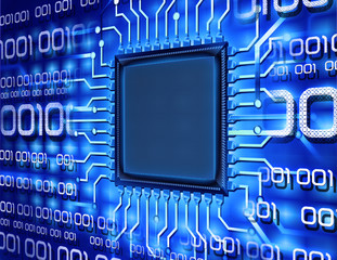 binary computer chip