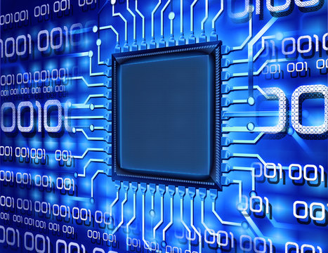 binary computer chip