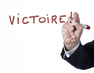 victoire objectif atteint avec succès