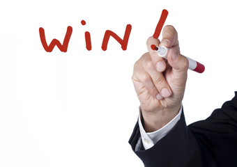 win cible atteinte avec succès humain