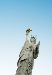Famous statue of Liberty in New York