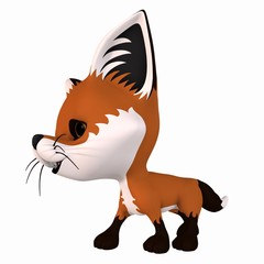Toon Red Fox